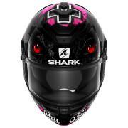 Capacete de motociclista de rosto inteiro Shark spartan GT carbon redding